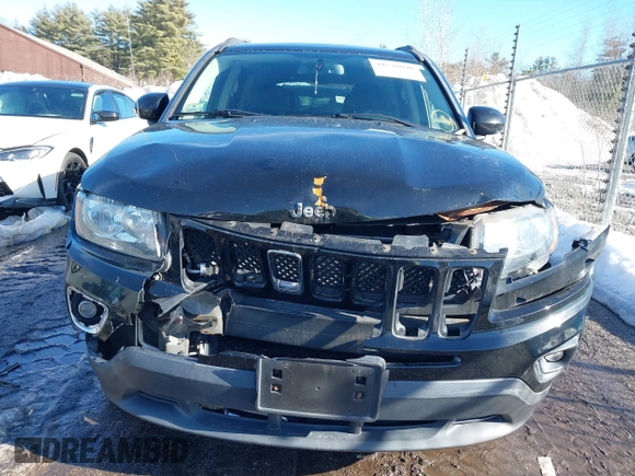 2016 Jeep Compass High Altitude Edition with VIN 1C4NJCEA4GD806612, listed as a IAAI auction lot 41538090 with 104,447 mi miles. Bid and sale history available at carsss.com. Image 6.