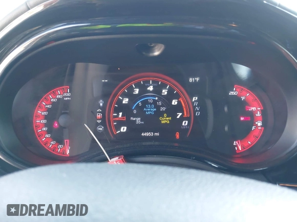 2021 Dodge Durango SRT Hellcat with VIN 1C4SDJH98MC822779, listed as a IAAI auction lot 41621673 with 44,953 mi miles and . Bid and sale history available at DreamBid. Image 7.