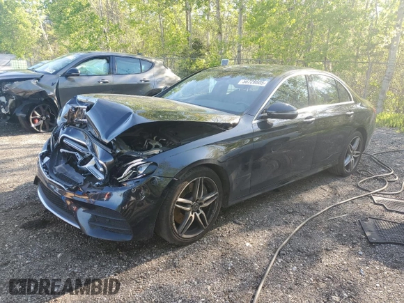 2018 Mercedes-Benz E 300 with VIN WDDZF4KB5JA377159, listed as a Copart auction lot 56728605 with 48,367 mi miles and Clean title. Bid and sale history available at DreamBid. Image 1.