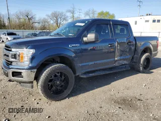 2018 Ford F-150 XL with VIN 1FTEW1EP8JFC20078, listed as a Copart auction lot 52024755 with 90,179 mi miles and Salvage title. Bid and sale history available at DreamBid. Image 1.