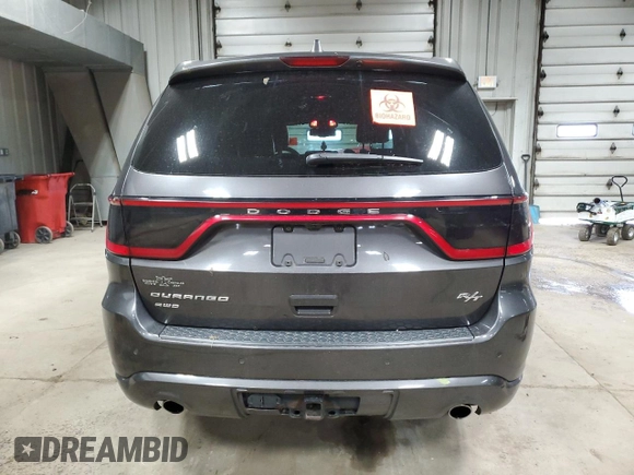 2015 Dodge Durango R/T with VIN 1C4SDJCT4FC786725, listed as a Copart auction lot 57618275 with 183,188 mi miles and Non repairable. Bid and sale history available at DreamBid. Image 6.