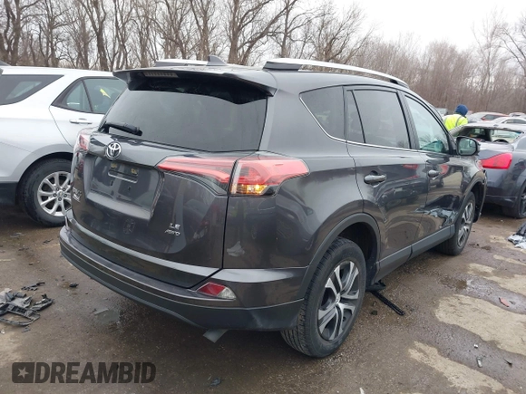 2016 Toyota RAV4 LE with VIN 2T3BFREV6GW536585, listed as a IAAI auction lot 41524586 with 30,745 mi miles. Bid and sale history available at carsss.com. Image 4.