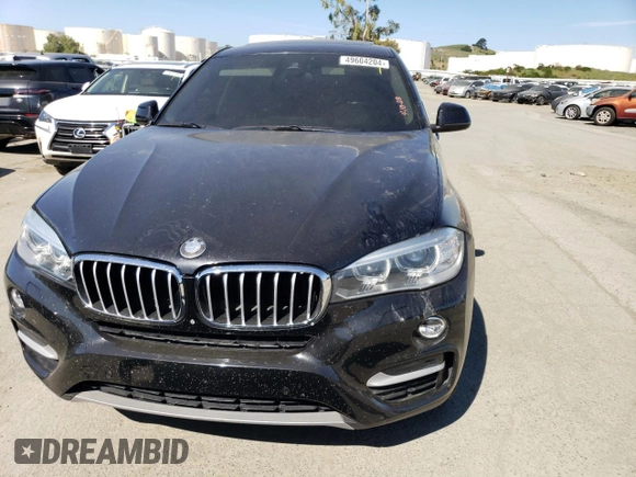 2015 BMW X6 xDrive50i with VIN 5UXKU6C53F0F94035, listed as a Copart auction lot 49604204 with 122,910 mi miles and Salvage Title. Bid and sale history available at carsss.com. Image 5.