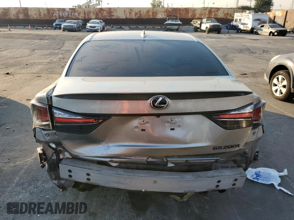 2016 Lexus GS 200t with VIN JTHBA1BL1GA000286, listed as a Copart auction lot 87590975 with 75,064 mi miles and Salvage title. Bid and sale history available at DreamBid. Image 6.