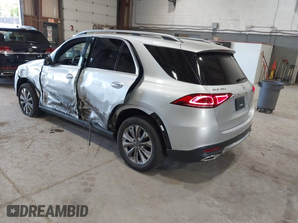 2021 Mercedes-Benz GLE 350 with VIN 4JGFB4KBXMA439132, listed as a IAAI auction lot 42200713 with 13,583 mi miles and . Bid and sale history available at DreamBid. Image 3.