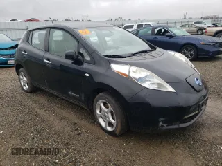 2011 Nissan LEAF SL-e with VIN JN1AZ0CP1BT004792, listed as a Copart auction lot 85678014 with 0 mi miles and Clean Title. Bid and sale history available at carsss.com. Image 4.