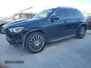 2023 Mercedes-Benz GLE 450 with VIN 4JGFB5KB8PA850653, listed as a Copart auction lot 48219565 with 19,995 mi miles and Salvage title. Bid and sale history available at DreamBid. Image 1.