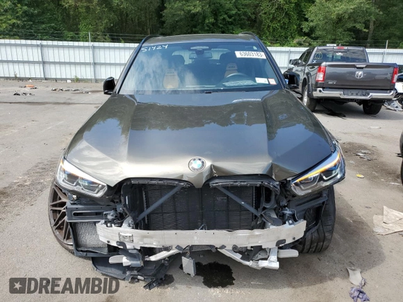 2020 BMW X5 M Competition with VIN 5YMJU0C02L9D70901, listed as a Copart auction lot 63603183 with 33,409 mi miles. Bid and sale history available at carsss.com. Image 5.