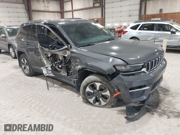 2023 Jeep Grand Cherokee with VIN 1C4RJYB6XPC664772, listed as a IAAI auction lot 41913782 with 41,872 mi miles and . Bid and sale history available at DreamBid. Image 1.