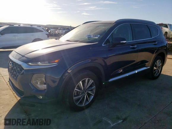 2019 Hyundai Santa Fe Ultimate with VIN 5NMS5CAD8KH092961, listed as a Copart auction lot 49379365 with 60,726 mi miles and Salvage Title. Bid and sale history available at carsss.com. Image 1.