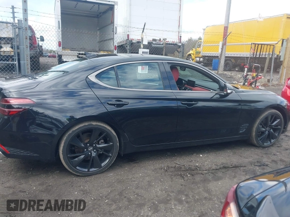 2023 Genesis G70 2.0T with VIN KMTG34TA4PU122026, listed as a IAAI auction lot 41931183 with 15,997 mi miles and . Bid and sale history available at DreamBid. Image 13.
