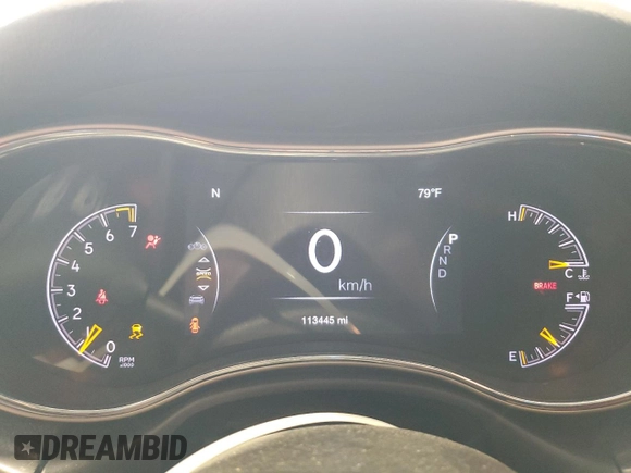 2017 Jeep Grand Cherokee Limited with VIN 1C4RJFBG2HC884972, listed as a Copart auction lot 53607745 with 113,445 mi miles and Salvage Title. Bid and sale history available at carsss.com. Image 9.