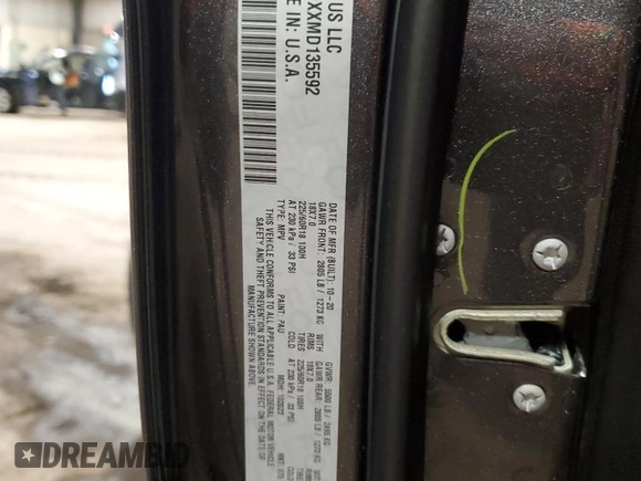 2021 Jeep Cherokee Limited z VIN 1C4PJMDXXMD135592, wystawiony jako Copart lot #58718975 z przebiegiem 53 037 mil mil oraz Szkoda całkowita • Salvage title. Historia ofert i sprzedaży dostępna na DreamBid. Obrazek 13.