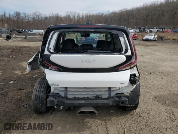 2023 Kia Soul GT-Line with VIN KNDJ53AU1P7860094, listed as a Copart auction lot 49749335 with 20,317 mi miles and Salvage Title. Bid and sale history available at carsss.com. Image 6.