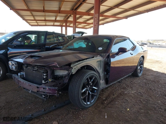 2021 Dodge Challenger GT with VIN 2C3CDZJG9MH674378, listed as a IAAI auction lot 41647853 with 17,298 mi miles. Bid and sale history available at carsss.com. Image 18.