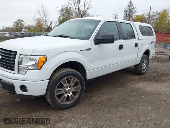 2014 Ford F-150 XL with VIN 1FTFW1EFXEFB08741, listed as a IAAI auction lot 40930645 with 138,394 mi miles and . Bid and sale history available at DreamBid. Image 2.