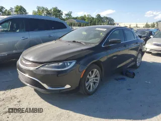 2015 Chrysler 200 Limited with VIN 1C3CCCABXFN723019, listed as a Copart auction lot 58337455 with 175,288 mi miles and Salvage title. Bid and sale history available at DreamBid. Image 1.