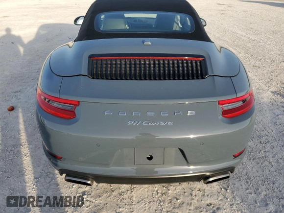 2018 Porsche 911 991 Carrera with VIN WP0CA2A99JS138418, listed as a Copart auction lot 80159034 with 26,777 mi miles and Salvage Title. Bid and sale history available at carsss.com. Image 6.