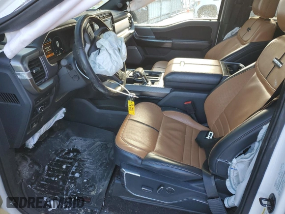 2021 Ford F-150 XL with VIN 1FTFW1E11MFB18030, listed as a Copart auction lot 42501475 with 73,582 mi miles and Salvage title. Bid and sale history available at DreamBid. Image 7.