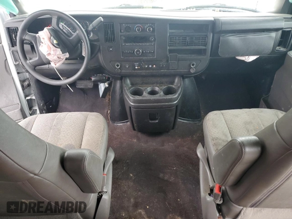 2020 Chevrolet Express Passenger LT with VIN 1GAZGPFG5L1188604, listed as a Copart auction lot 56283275 with 103,635 mi miles and Salvage title. Bid and sale history available at DreamBid. Image 8.