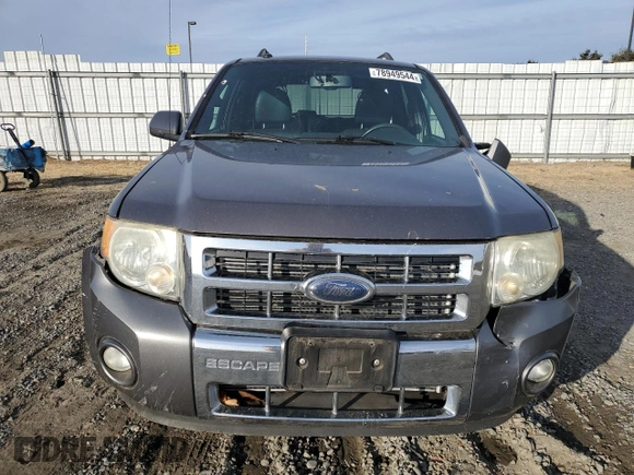 2009 Ford Escape Limited with VIN 1FMCU94749KA74967, listed as a Copart auction lot 78949544 with 118,148 mi miles and Salvage title. Bid and sale history available at DreamBid. Image 5.