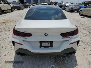 2022 BMW 8 Series M850i with VIN WBAGV8C00NCH82347, listed as a Copart auction lot 64092294 with 22,785 mi miles and Salvage Title. Bid and sale history available at carsss.com. Image 6.
