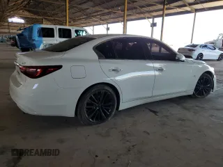 2019 Infiniti Q50 Luxe with VIN JN1EV7AP7KM511702, listed as a Copart auction lot 62198415 with 68,469 mi miles and Clean title. Bid and sale history available at DreamBid. Image 3.