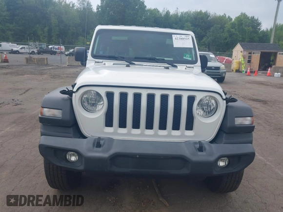 2018 Jeep Wrangler Unlimited Sport S with VIN 1C4HJXDG0JW324211, listed as a IAAI auction lot 42388525 with 79,278 mi miles and . Bid and sale history available at DreamBid. Image 13.