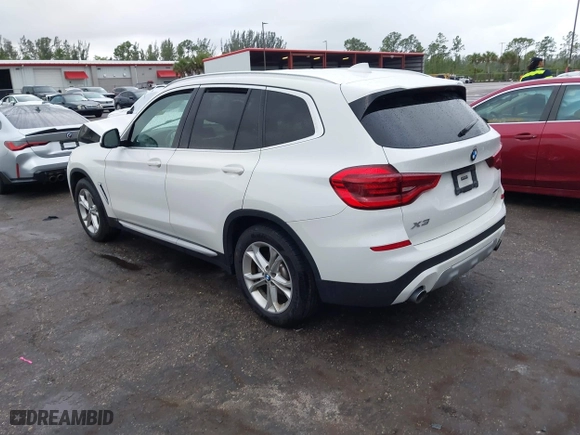 2020 BMW X3 sDrive30i with VIN 5UXTY3C04L9C53343, listed as a IAAI auction lot 41208883 with 1 mi miles. Bid and sale history available at carsss.com. Image 3.