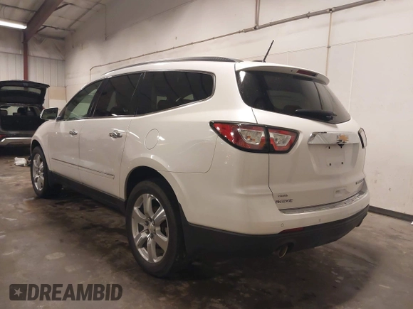 2016 Chevrolet Traverse LTZ with VIN 1GNKVJKD5GJ103247, listed as a IAAI auction lot 42041275 with 106,961 mi miles and . Bid and sale history available at DreamBid. Image 3.
