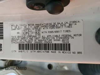 2015 Toyota Tacoma PreRunner z VIN 3TMJU4GNXFM175959, wystawiony jako Copart lot #57895825 z przebiegiem 157 955 mil mil oraz Szkoda całkowita • Salvage title. Historia ofert i sprzedaży dostępna na DreamBid. Obrazek 12.