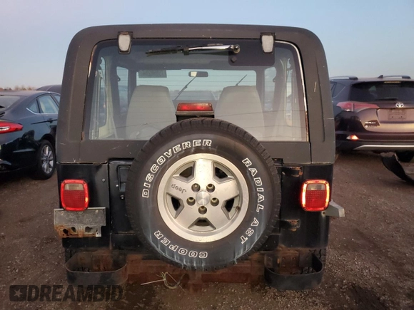 1994 Jeep Wrangler S with VIN 1J4FY19PXRP414104, listed as a Copart auction lot 79898264 with 166,963 mi miles and Clean Title. Bid and sale history available at carsss.com. Image 6.