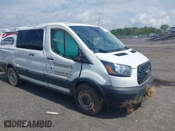 2016 Ford Transit Cargo with VIN 1FTYE1ZM9GKB17364, listed as a IAAI auction lot 42702871 with 142,000 mi miles and . Bid and sale history available at DreamBid. Image 1.