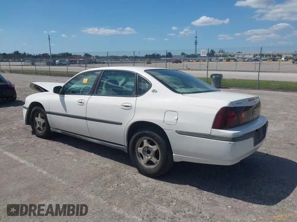 2003 Chevrolet Impala with VIN 2G1WF52E039446800, listed as a IAAI auction lot 42048845 with 114,988 mi miles and . Bid and sale history available at DreamBid. Image 3.