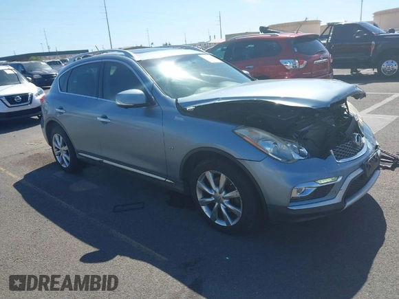 2016 Infiniti QX50 with VIN JN1BJ0RP0GM233386, listed as a IAAI auction lot 41535643 with 96,295 mi miles. Bid and sale history available at carsss.com. Image 1.