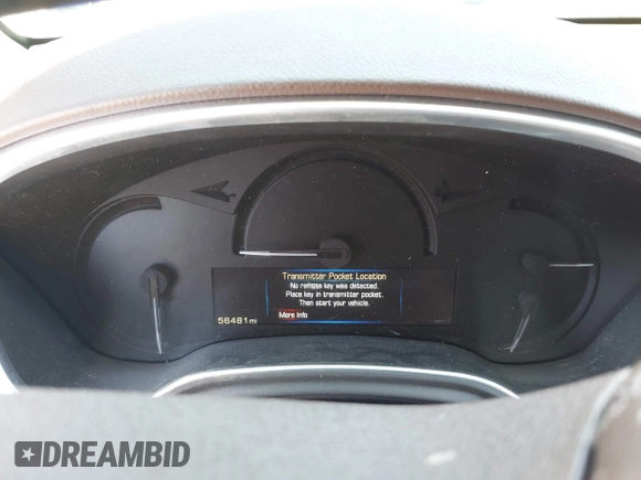 2015 Cadillac SRX Premium Collection with VIN 3GYFNDE32FS569269, listed as a IAAI auction lot 41988807 with 56,481 mi miles. Bid and sale history available at carsss.com. Image 7.