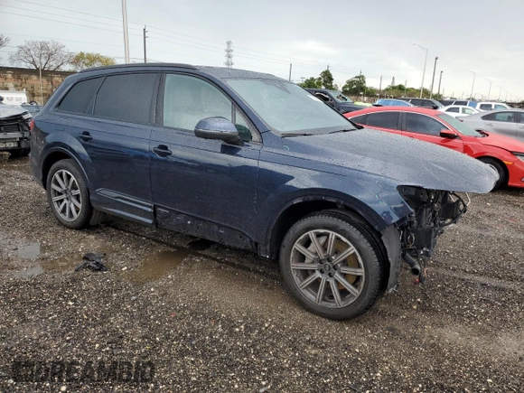 2023 Audi Q7 Premium Plus with VIN WA1LCBF74PD018874, listed as a Copart auction lot 50329145 with 24,558 mi miles and Salvage title. Bid and sale history available at DreamBid. Image 4.