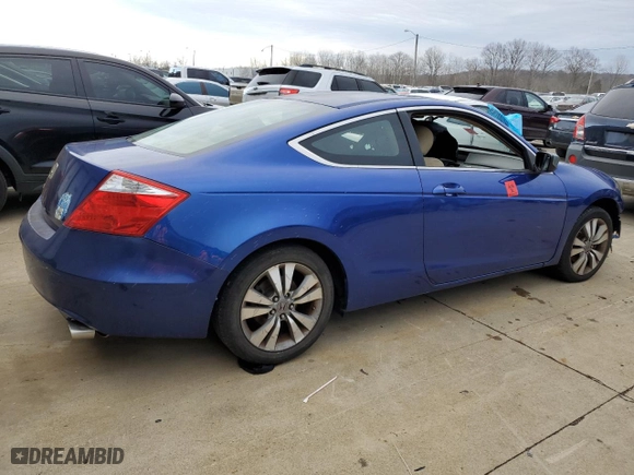 2009 Honda Accord Cpe EX with VIN 1HGCS12719A002274, listed as a Copart auction lot 44320885 with NaN miles and Salvage Title. Bid and sale history available at carsss.com. Image 3.