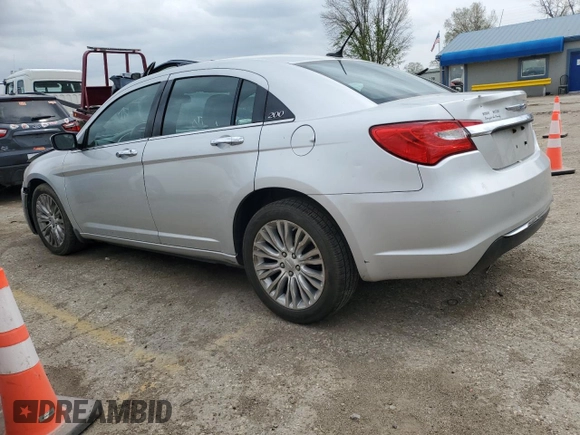 2012 Chrysler 200 Limited with VIN 1C3CCBCG2CN326354, listed as a Copart auction lot 51109715 with 144,283 mi miles and Salvage Title. Bid and sale history available at DreamBid. Image 2.