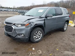 2018 Chevrolet Traverse LT Cloth with VIN 1GNERGKW9JJ108853, listed as a IAAI auction lot 41709938 with 162,873 mi miles. Bid and sale history available at carsss.com. Image 17.