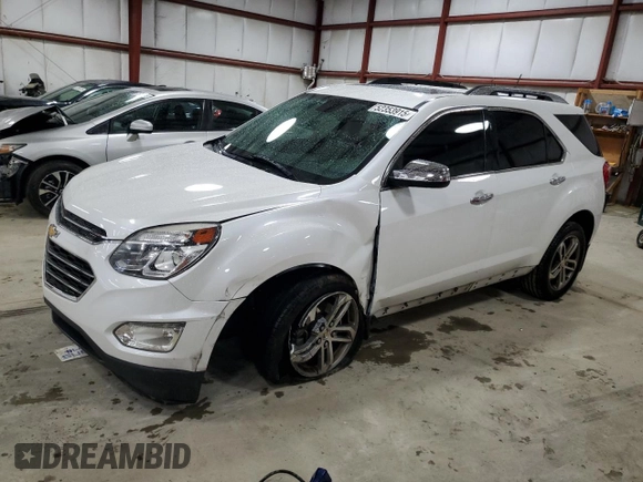 2017 Chevrolet Equinox Premier with VIN 2GNALDEK3H1505339, listed as a Copart auction lot 52353915 with 93,901 mi miles and Salvage Title. Bid and sale history available at DreamBid. Image 1.