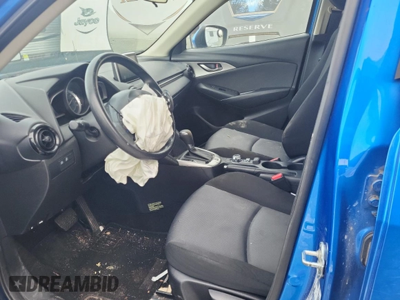 2017 Mazda CX-3 Sport with VIN JM1DKDB75H0141784, listed as a Copart auction lot 48358585 with 0 mi miles and Salvage Title. Bid and sale history available at carsss.com. Image 7.