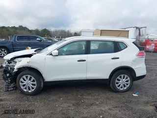 2016 Nissan Rogue S with VIN JN8AT2MTXGW027990, listed as a IAAI auction lot 41216179 with 167,650 mi miles. Bid and sale history available at carsss.com. Image 15.