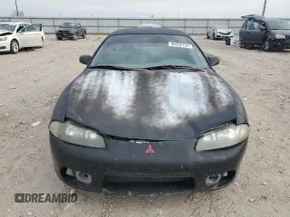 1997 Mitsubishi Eclipse RS with VIN 4A3AK34Y8VE129157, listed as a Copart auction lot 80552154 with 221,954 mi miles and Salvage Title. Bid and sale history available at carsss.com. Image 5.