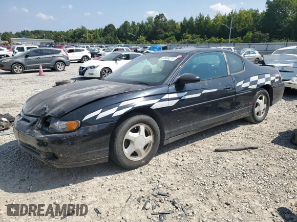 2002 Chevrolet Monte Carlo SS with VIN 2G1WX15K029227843, listed as a Copart auction lot 67503274 with 219,394 mi miles and Clean Title. Bid and sale history available at carsss.com. Image 1.