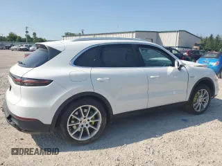 2022 Porsche Cayenne E-Hybrid with VIN WP1AE2AYXNDA26111, listed as a Copart auction lot 59268574 with Not provided miles and Salvage title. Bid and sale history available at DreamBid. Image 3.