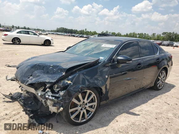 2013 Lexus GS 350 with VIN JTHBE1BLXD5015149, listed as a Copart auction lot 66313714 with 167,753 mi miles and Salvage Title. Bid and sale history available at carsss.com. Image 1.