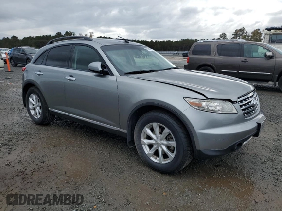 2006 Infiniti FX35 with VIN JNRAS08W06X206264, listed as a Copart auction lot 79612294 with 137,088 mi miles and Salvage Title. Bid and sale history available at carsss.com. Image 4.