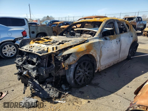 2019 Mazda CX-5 Grand Touring with VIN JM3KFBDM9K0591861, listed as a Copart auction lot 49259875 with 0 mi miles and Salvage Title. Bid and sale history available at carsss.com. Image 1.