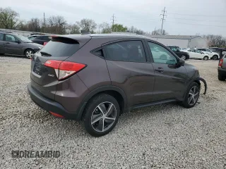 2022 Honda HR-V EX with VIN 3CZRU6H5XNM721391, listed as a Copart auction lot 52780175 with 26,533 mi miles and Salvage Title. Bid and sale history available at carsss.com. Image 3.